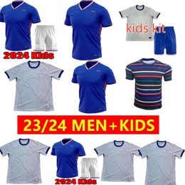 French club Full Sets 2023 BENZEMA soccer jerseys 2024 GIROUD MBAPPE GRIEZMANN SALIBA PAVARD KANTE Maillot de foot equipe Maillots Men / kids kit football shirt