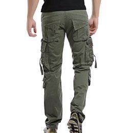 Pants 2022 Fashion Military Mens Trousers Overalls Casual Baggy Army Cargo Pants Men Plus Size Multipocket Tactical Pant