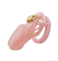 Male Plastic padlock Lock Penis Ring Cock Cages Ring Virginity Lock Belt Sex Toy for Men Penis Sleeve padlock2609804