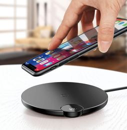 Baseus LCD Digital Display Wireless Charger for iPhone XS Max XR X 8 Qi Wireless Charging Pad for Samsung Galaxy S8 Note 96735367