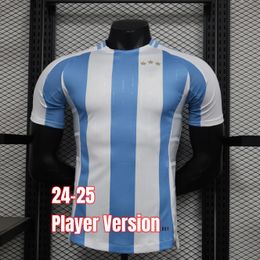 23 24 25 Argentina Soccer Jerseys 3 Stars 2023 2024 Home Away Special Black Mens Uniforms Player Version Jersey Man Football Shirts