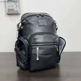 2024 Backpack TUMIIS Mens Business Designer Bag High Quality Men Bags Travel Back Pack Alpha Leather Commuter Computer Mens 932793d