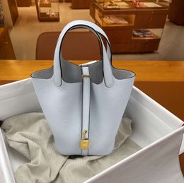 10A Leisure Bucket Bag Womens Tote Bag Classic Designer Bag Premium TC Leather Semi-handmade Fashion Capacity Bag with original gift box packaging Luxury Brand101