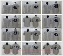 Movie College Baseball Wears Jerseys Stitched 45 GerritCole 42Rivera Slap All Stitched Number Name Away Breathable Sport High5568396