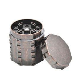 RICH DOG 4 Part Dia 45mm Heavy Zinc Alloy Herb Grinder Gear Spice Tobacco Grinder Smoking Crusher Hand Muller2423607