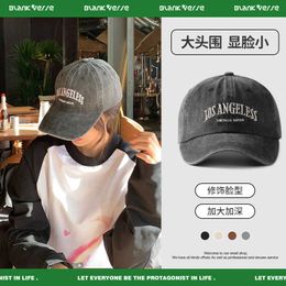 Summer Fashion Show Face Small Tide Brand Baseball Hat Duck Tongue Hat Childrens Water Wash Versatile Letter Baseball Hat