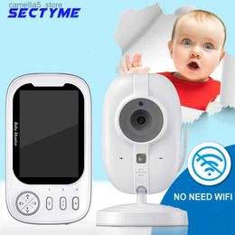 Baby Monitor Camera Sectyme 3.5-inch baby monitor with camera wireless security video alarm night vision home protection nanny lullaby Q240308