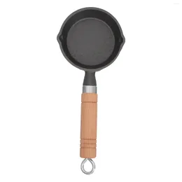 Pans Sturdy Frying Pan Household Single Handle Non-stick Cook