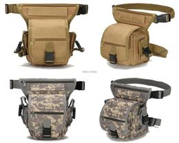 Tactical Drop Leg Bag Waist Pack Army Combat Travel Utility Thigh Pouch for Camping Hiking Fishing Hunting3053007