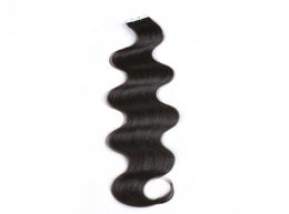 Tape in Human Hair Extensions 1B Natural color body wave Remy Skin Weft Remy Hair Extensions Slik Tape ins Extensions1343563