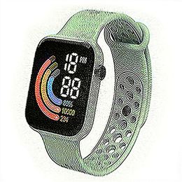 For Xiaomi NEW Smart Watch Men Women Smartwatch LED Clock Watch Waterproof Wireless Charging Silicone Digital Sport Watch A490