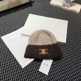 designer beanie autumn and winter bonnet luxury warm knitted hat high end atmosphere low key and advanced fashion leisurehigh-quality men and women cap gift5V2N
