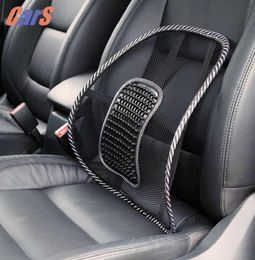 Car Seat Chair Back Massage Lumbar Support Waist Cushion Mesh Ventilate Cushion Pad For Car Office Home car styling8843023