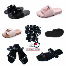 2024 Designer Slides Mens Women Slippers Sandal Beach Slide Flat Ladies Home Fashion Shoess Causal Slipper GAI Hot