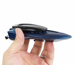 Mini RC Boats High Speed Electronic Remote Control Racing Ship with Led Light Children Competition Water Toys for Kids Gifts 220702236590