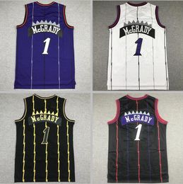Basketball jersey Tracy McGrady black Purple white Classics retro jersey Men women youth S-XXL Sport jersey
