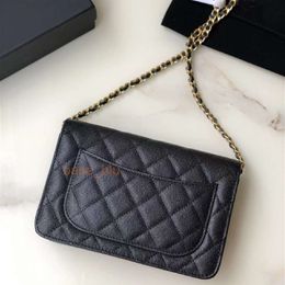 5A 2022 new top designer womens bags luxury handbags classic fashion woc wealth bag leather wallet caviar one shoulder messenger chain small fragrance style