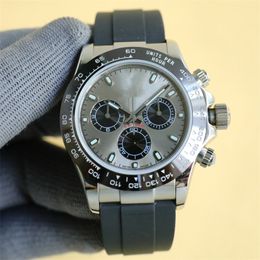 Clean Motre Be Luxe Luxury Watch Relógio de Pulso À Prova D 'Água 40X12.4mm 7750 Cronógrafo Movimento Mecânico Homens Relógios Relógios de Pulso Relojes Sapphire Lens 03