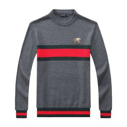 Men's Luxury Shift Classic Designer Brand Sweater Vintage Embroidered Letter Men's Shirt Round Neck Sweater Knitted Soft Comfortable Top Casual Sweater