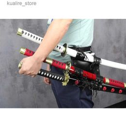 Belts Knight Sword Holster Mediaeval Sword Holder Belt Scabbard Belt Katana Cosplay L240308