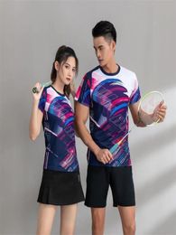 Fashion Sports Badminton Mens and Womens Casual Shortsleeved Sweatshirt Fashion Badminton Youth Badminton Jersey 2207013937560