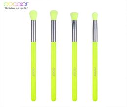 Docolor Makeup Brushes Set 4pcs Eye Shadow Blending Eyeliner Eyelash Eyebrow Make up Brushes Professional Eyeshadow Neon Brush Q059540743