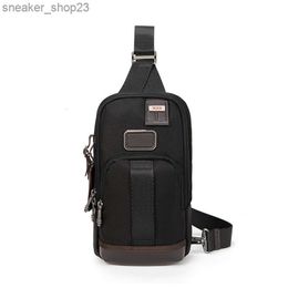 Minimalist TUMIIS Business Crossbody Backpack Designer Chest Bag Shoulder Commuter Chest Thin Travel One Back Pack Leisure 2223402 Yq7z