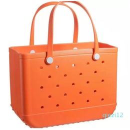 Women Wholale Waterproof Tote Bags Custom Summer Rubber Pvc Large Plastic Beach Silicone Bag2622239q