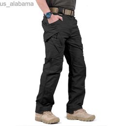 Men's Pants Mens Pants City Tactical Cargo Pants Men SWAT Combat Army Trousers Male Many Pockets Stretch Cotton Pants 240308