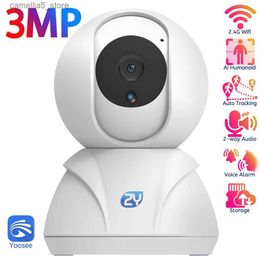 Baby Monitor Camera Yoosee 3MP Home Safety WiFi Indoor 2MP Wireless IP for Pet/Baby Pan Tilt Bidirectional Audio Night Vision CCTV Q240308