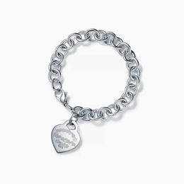 Designer Jewelry Bracelet for Women Classic t Home 925 Sterling Silver Heart Brand New Diamond Arrowhead Love Pendant Fashion Handwear PSYU