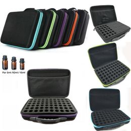Essential Oil Case 60 Bottles 5-15ml Perfume Box Portable Holder Storage Bag Cosmetic Bags & Cases300p