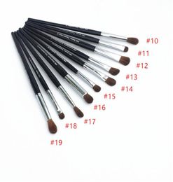 PRO Eye Shadow Makeup Brushes 10 11 12 13 14 15 16 17 18 19 AlloverAnlgedTapered Crease Smudge Blending Shading Contouring Cosme1863386