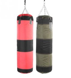 Empty Boxing Sand Bag Hanging Kick Sandbag Boxing Training Fight Karate Punch Punching Sand Bag With Metal Chain Hook3378163