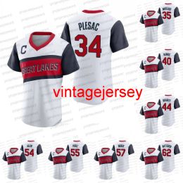 Custom Men Women Youth Minnesota''Twins''Baseball Jersey Little League Classic Jersey Zach Plesac Harold Ramirez Shane Bieber Josh Naylor Daniel Johnson Bobby