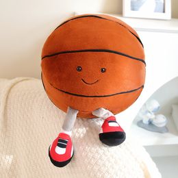 Football Baby Basketball Baby Fun Shaped Plush Doll Rugby Doll Football Basketball Baby with Feet