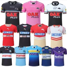 Top 2023 2024 2025 Dolphins Rugby Jerseys Cowboy Penrith Panthers Indigenous Cowboy Rhinoceros Training JERSEY All Nrl League Mans T-Shirts S-3XL FYR