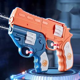 Gun Toys Mother and Child Small Water Gun Mini Water Gun Press Type Manual Continuous Spray Gun Beach Childrens Summer Outdoor ToysL2403