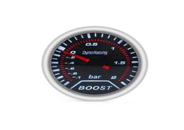 Dynoracing 2quot 52mm Universal 12V LED Smoke Len 102BAR Turbo Boost Gauge Metre Turbo Boost Meter7379083