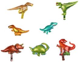 Mini Dinosaur Foil balloon Boys Animal Balloons Childrens Dino Birthday Party Jurassic Decorations Balloon3313720