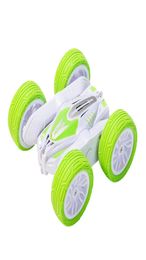 Children039s electric remote control car swing arm doublesided stunt crosscountry rolling rotation2680326