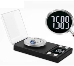 200g x 001g Diamond Gold Balance Weight Scales Black Pocket Electronic LCD Digital Personal Precision Jewelry Scale7010998