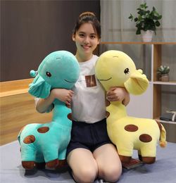 1pc Big Kawaii Giraffe Plush Toys Soft Stuffed Cartoon Animal Deer Dolls Sofa Decoration Baby Kids Birthday Christmas Gifts Y200722665937