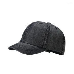 Ball Caps Denim Solid Baseball Cap Adjustable Outdoor Snapback Hats For Men And Women 121