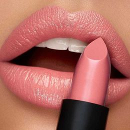 Lipstick Waterproof Nude Matte Lipstick Moisturising Lasting Velvet Sexy Red Pink Lipsticks Makeup Non-stick Cup Lip Tint Makeup CosmeticL2403