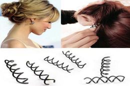 Spiral Spin Screw Pin Hair Clip Hairpin Barrette Black hair accessories Plate Made Tools B Magic Hair SCROO Bridal Styling 49304041