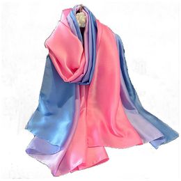 New fashion gradient scarf women's oversized scarf shawl spring and autumn scarf.