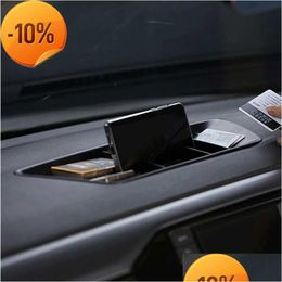 Other Interior Accessories Wholesale Car Dashboard Storage Box Refit Organiser Tray Stowing Tidying Accessories For Vw T-Cross Tcross Dhdgq