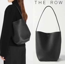Women The Row Park Tote Bag 3Size Large Luxurys Handbag Designer Shoulder Fashion Bucket Mens Purse Leather Crossbody Clutch Drawstring Mini Underarm