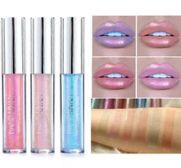 HANDAIYAN Party Polarised Light Sexy Colourful Lipstick Lip Gloss Pigment Liquid Lipstick Fashion Makeup lips Cosmetic Beauty1016085